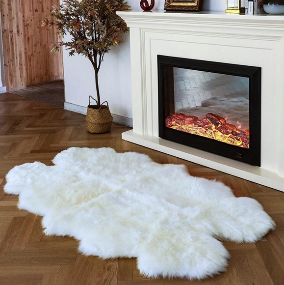 Other - WaySoft Genuine New Zealand Sheepskin Rug  (4ft x 6ft, Natural)